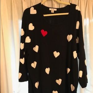 CJ Banks black sweater